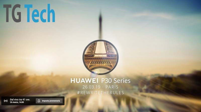 Come seguire la presentazione di Huawei P30 e P30 Pro in diretta streaming