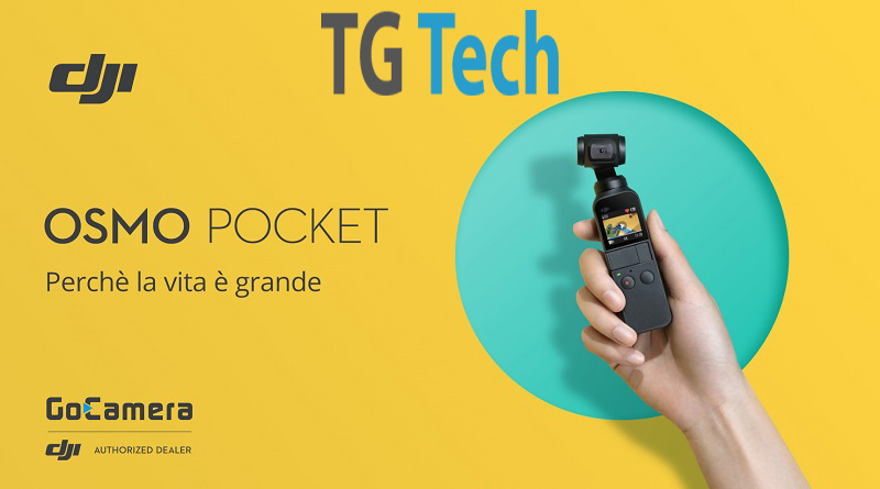 DJI Osmo Pocket ufficiale: action cam con gimbal integrato
