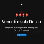 Anche Apple partecipa a Black Friday e Cyber Monday