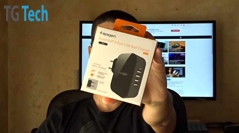 Spigen Essential F401, caricatore da muro perfetto per i viaggi