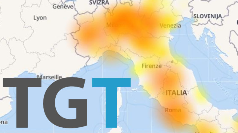 Tre Down, giù Roma ed altre città italiane