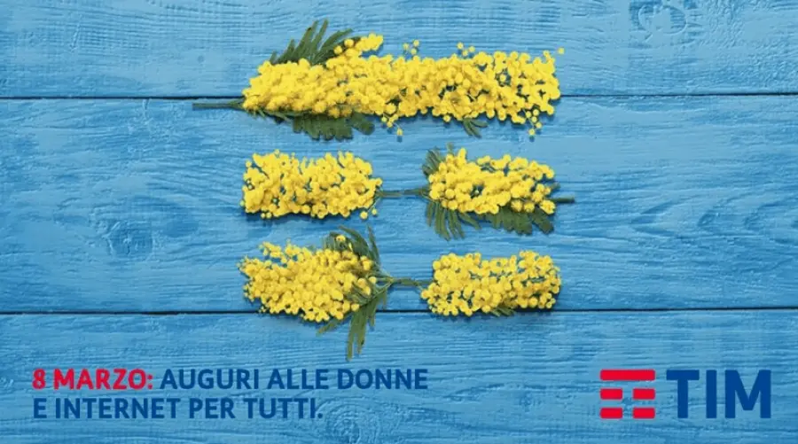 Tim: 8 Gb gratis e non solo per la Festa della Donna